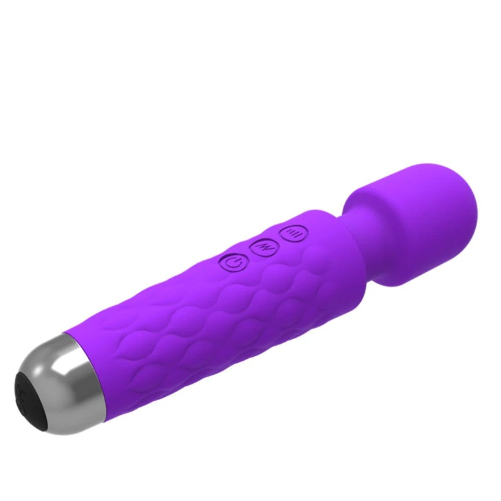 Massage Vibes Ultra Güçlü 20 Mod Usb Şarjlı Masaj Vibratör Purple