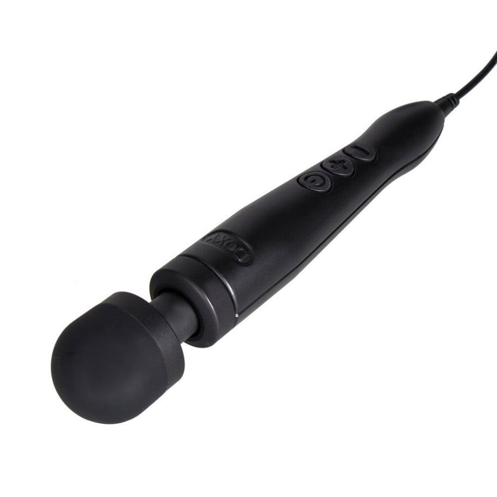 Doxy Die Cast 3R Metal Döküm Magic Wand Massager Masaj Aleti-Black