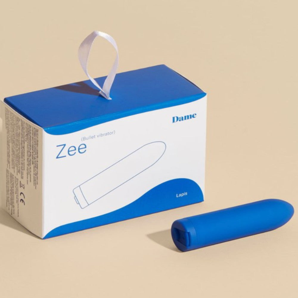 Dame Products Zee Bullet Vibrator Blue