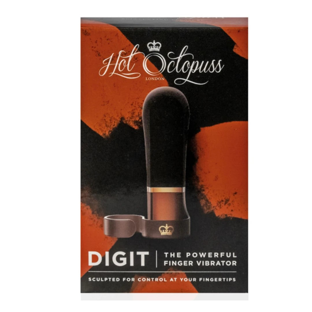 Hot Octopuss DiGiT Finger Vibrator Black-Parmak Vibratör