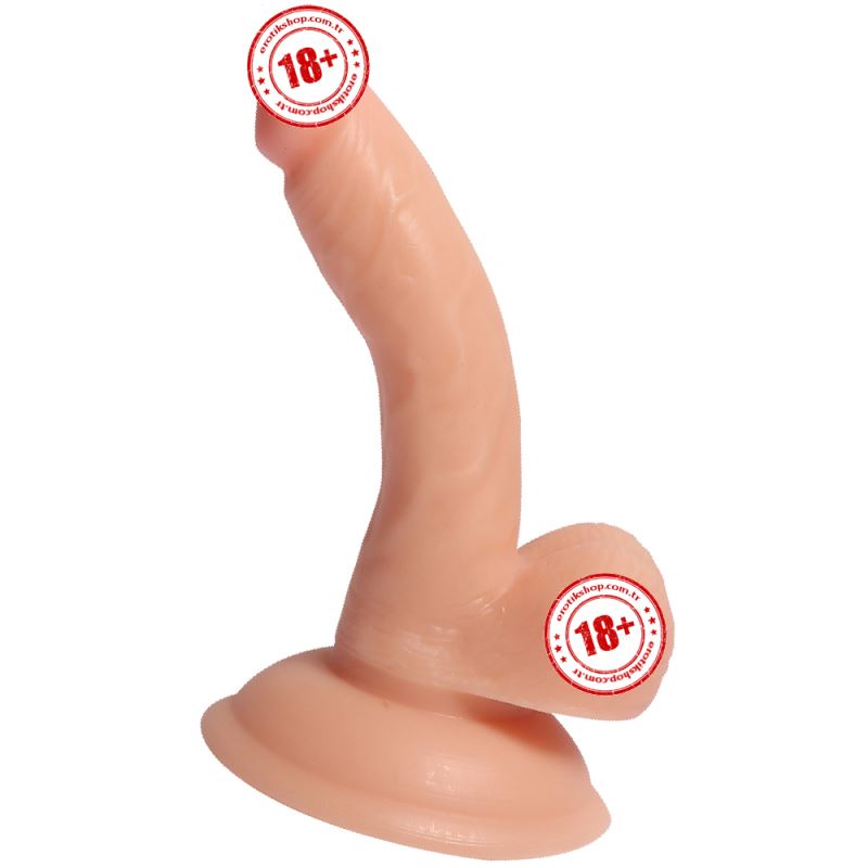 Dildo Series Anal ve Vajinal Yumuşak 13 cm Realistik Penis XS-WBC10042