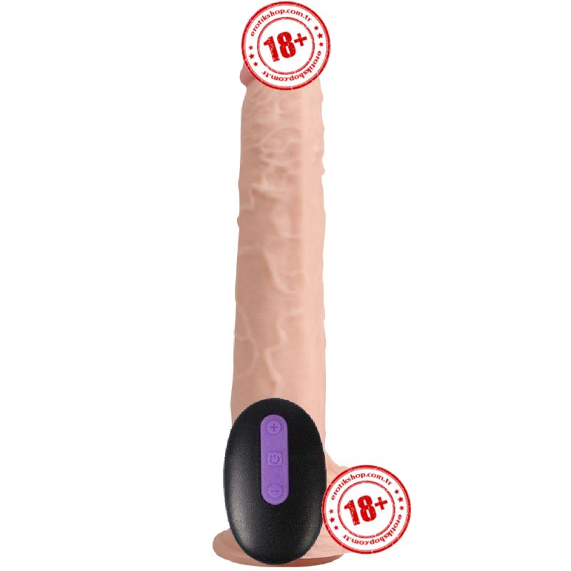 Dildo Series Bart 29.5 cm Şarjlı Realistik Vibratör