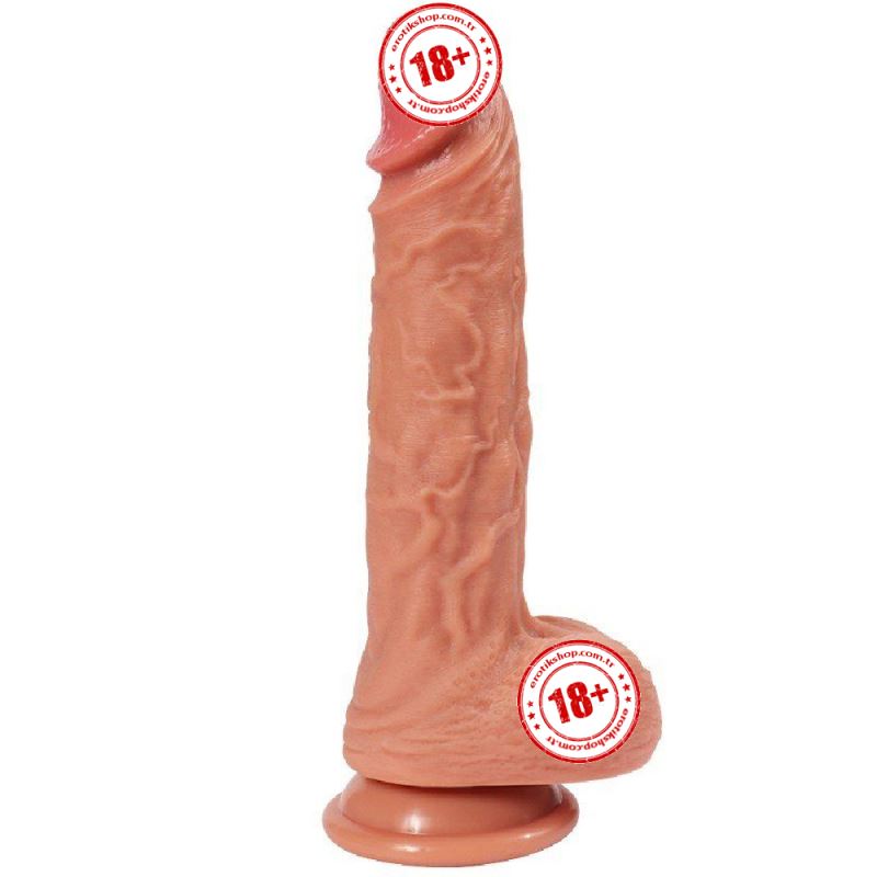 Dildo Series Dilan 22.5 cm Dual Layered Doğal Doku Realistik Penis