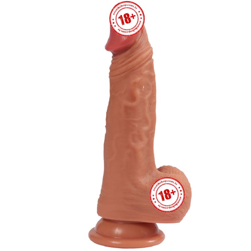 Dildo Series Evan 19.5 Cm Natural Doku Realistik Penis SQ-WBC10026