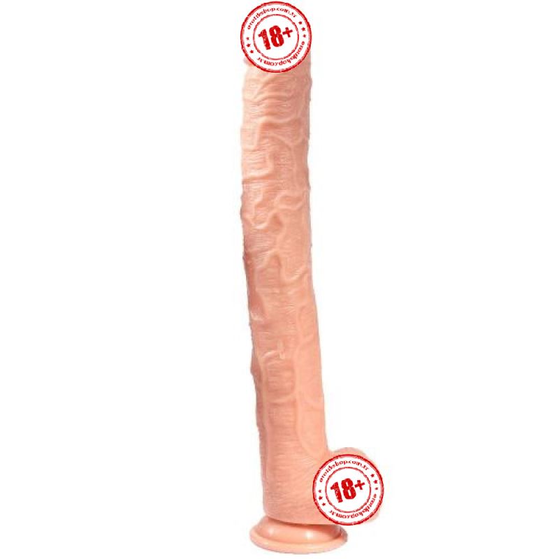 Dildo Series Huoer 43 Cm Flexible Büyük Realistik Dildo