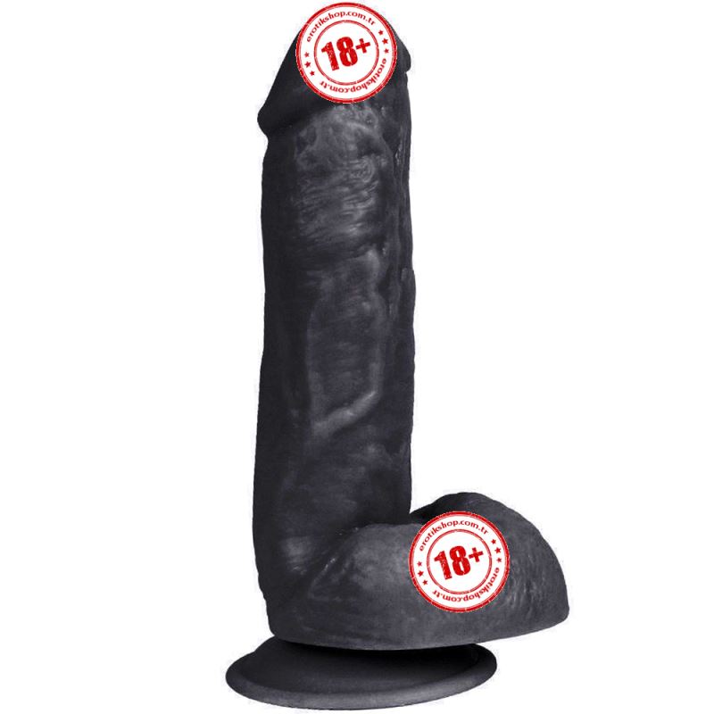 Dildo Series Kassadin Realistik Zenci Penis 17.5 cm XS-WBC10029ı