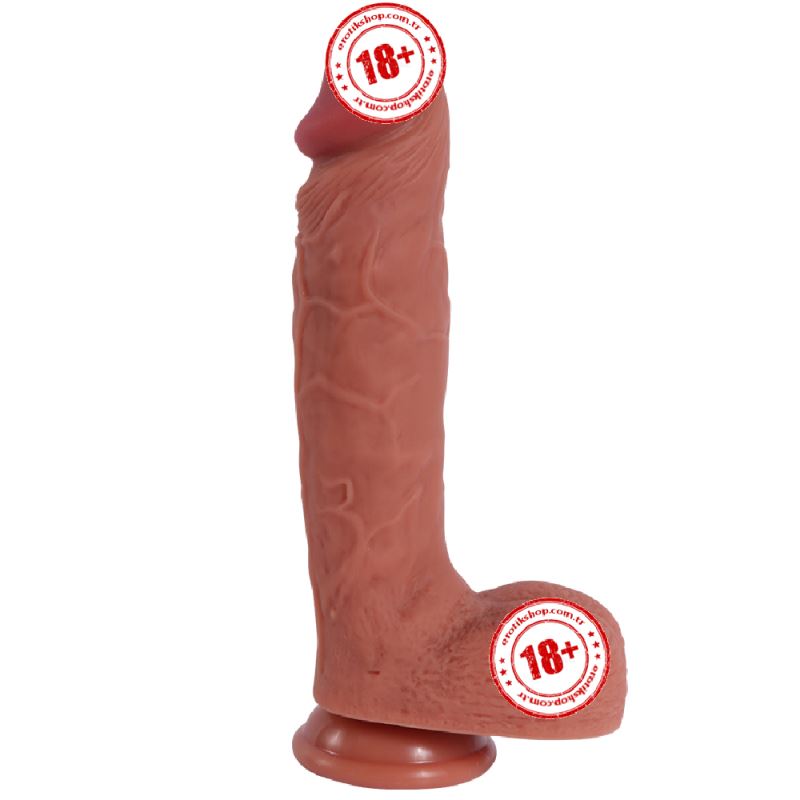 Dildo Series Spartacus Dual Layered Çift Katmanlı Gerçekci Penis 24 cm