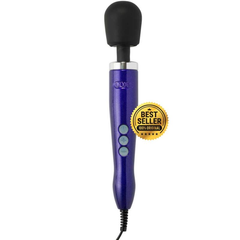 Doxy Die Cast Wand Massager Purple Güçlü Masaj Vibratör