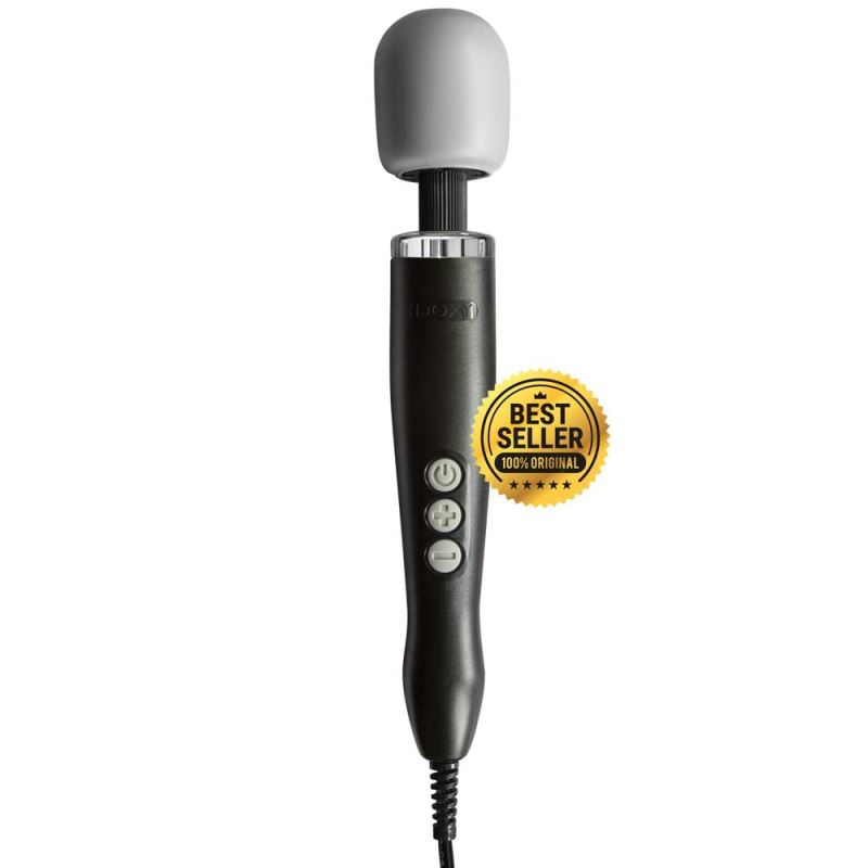 Doxy Wand Massager Black Güçlü Masaj Wand Vibratör