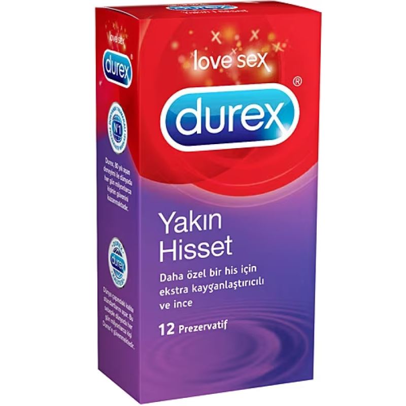 Durex Daha Yakın Hisset Duyarlılık İçerikli 10`lu Prezervatif