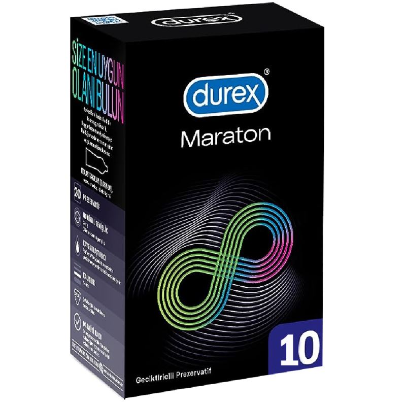 Durex Marathon Kayganlaştırıcı ve Geciktirici Etkili Prezervatif