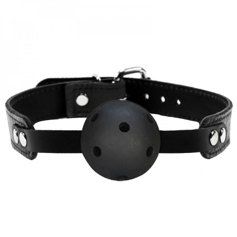 Erox Fetish Fantasy Series Master Ball Gag Black Nefes Alınabilir Ağız Topu