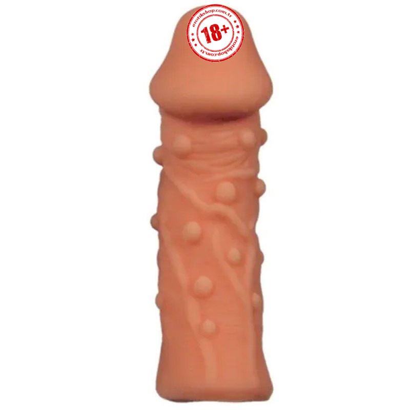 Erox Maxx Sleeve Yumuşak Doku Realistik Penis Kılıfı