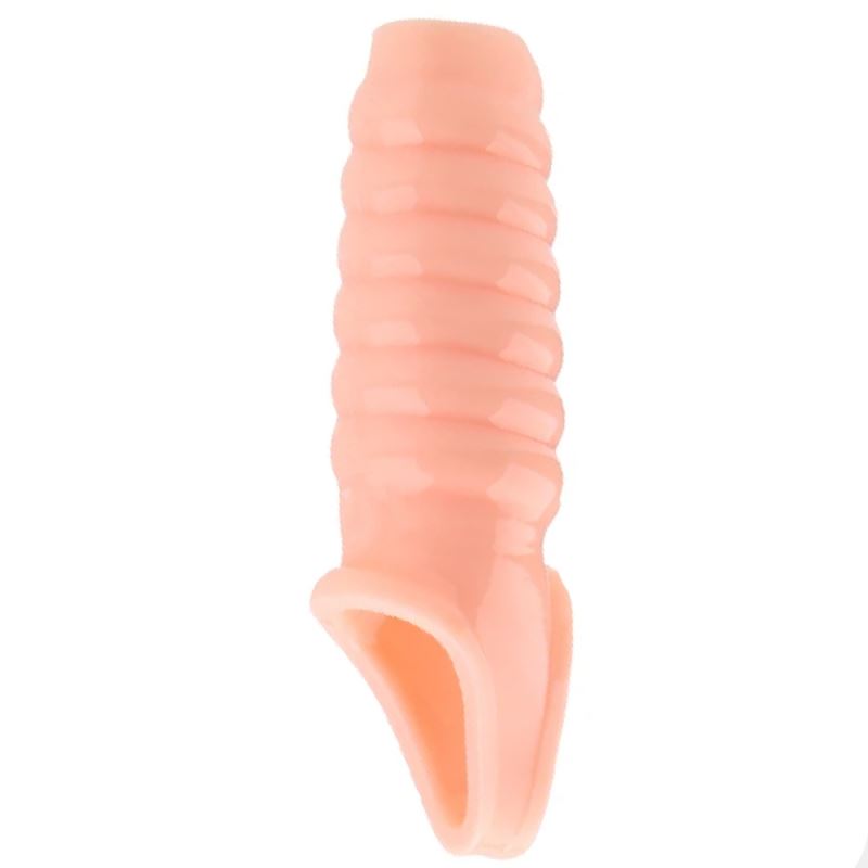 Erox Ribbed Sleeve Private Boğumlu Yarım Penis Kılıfı