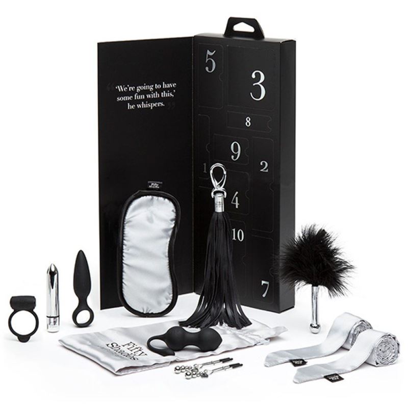 Fifty Shades Of Grey Pleasure Overload 10 Days Of Pleasure Couple`s Gift Set