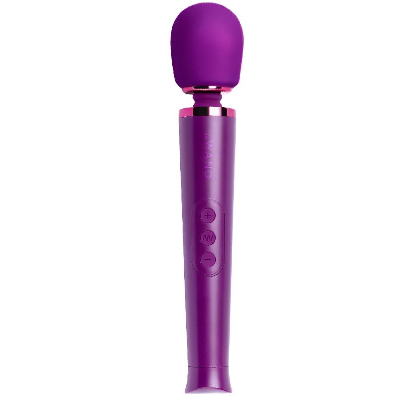 Le Wand Petite Rechargeable Massager Dark Cherry Ultra Güçlü Masaj Wand Vibratör