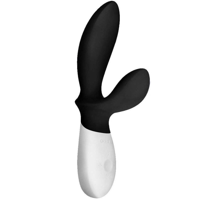 Lelo Loki Wave Prostate Massager Rabbit Vibrator - Black