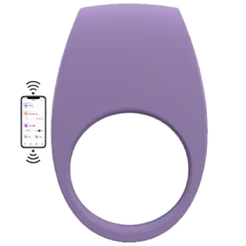 Lelo Tor 3 Vibrating Cock Ring Telefon Kontrollü Penis Halkası-Violet