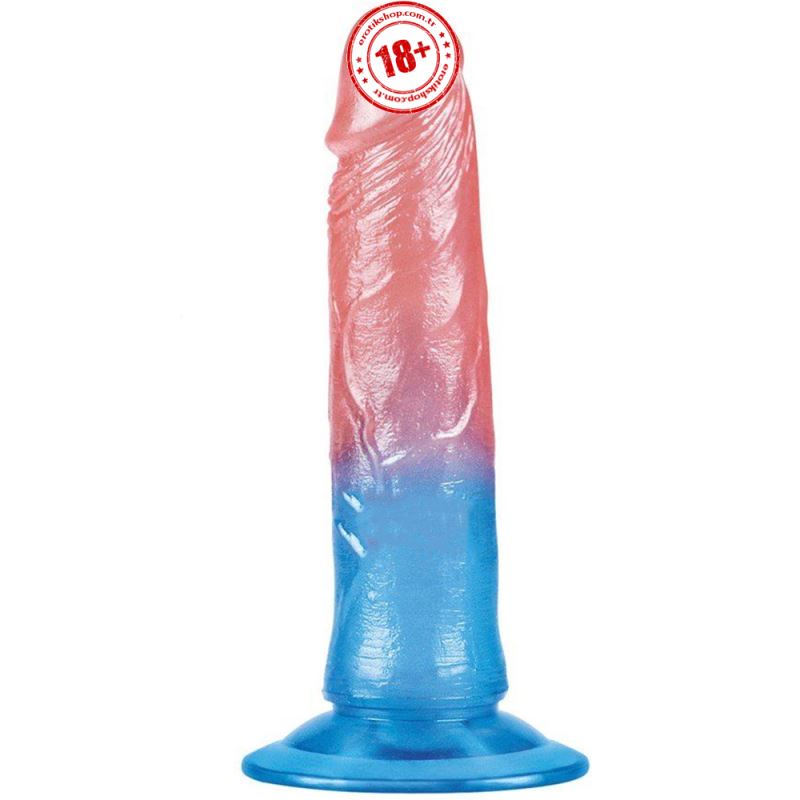 Lovetoy Dazzle Studs Testissiz Renkli Jel Dildo 18 cm