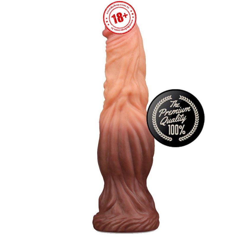 Lovetoy Dual Layered Platinum Silicone Cock 24.5 cm Realistik Dildo LV411015