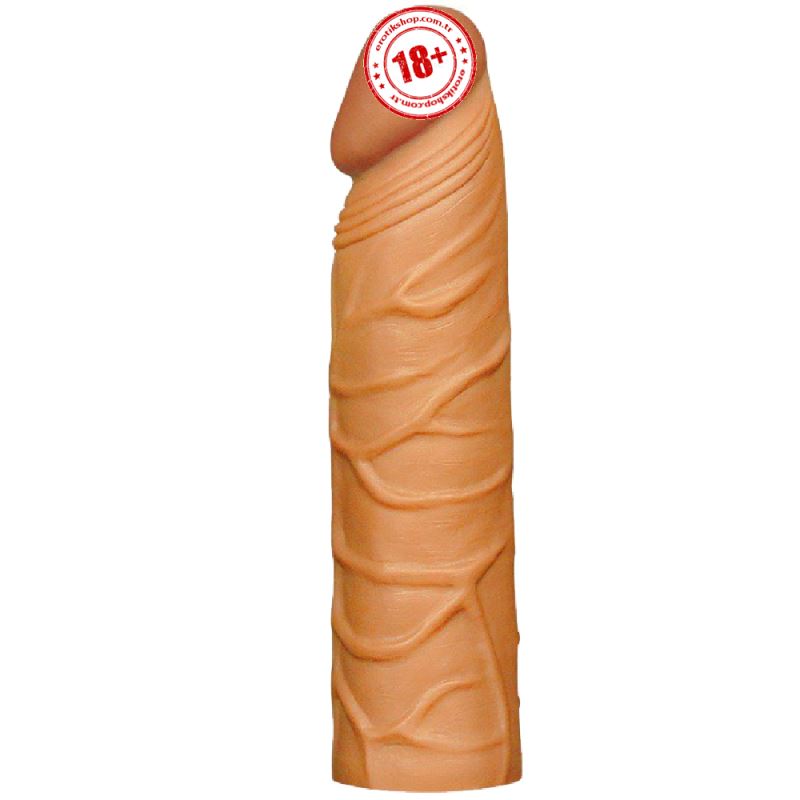 Lovetoy Pleasure X-Tender Melez Realistik Penis Kılıfı LV1051B