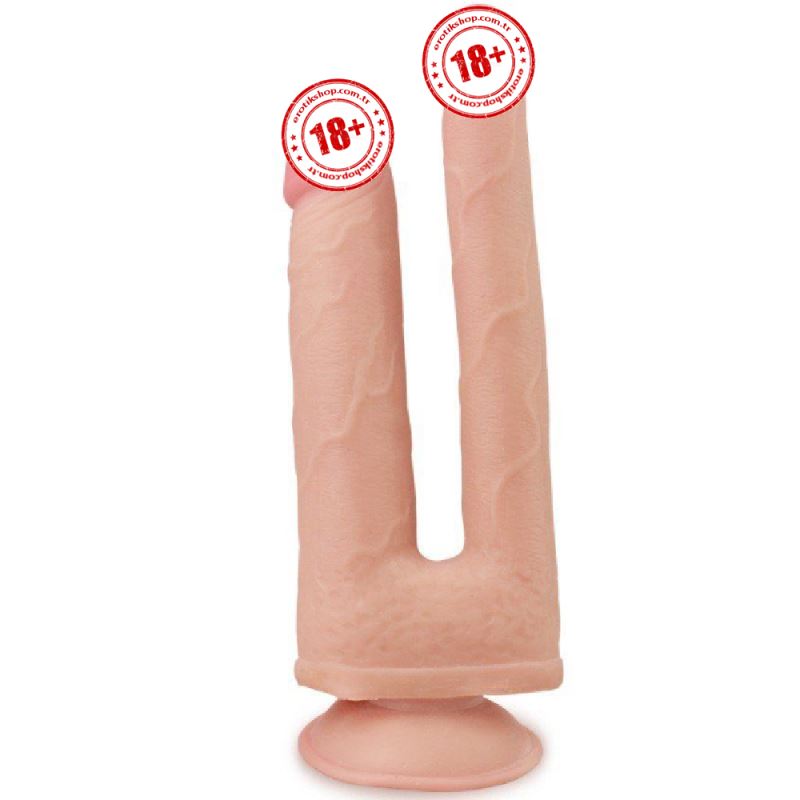 Lovetoy Skinlike Çift Taraflı Gerçek Ten Dokusu Dildo LV313001