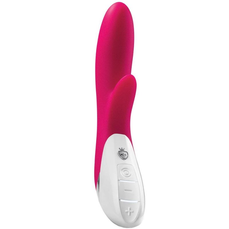 Mystim Danny Divido Ultra Güçlü Flexible Rabbit Vibrator-Naughty Pink