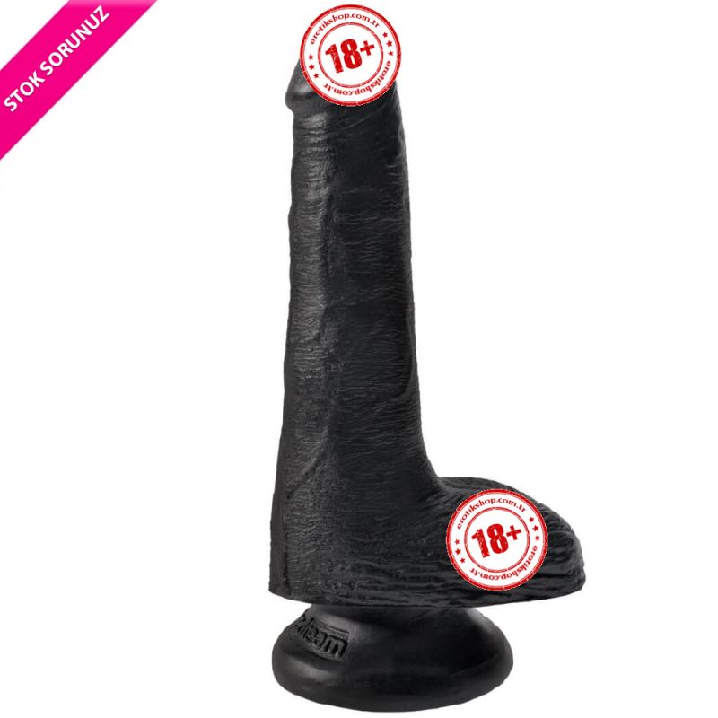 Pipedream King Cock 15 cm Testisli Amerikan Zenci Penis