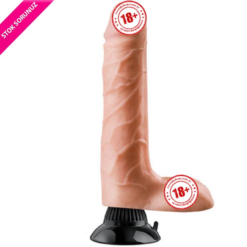 Pipedream Real Feel Deluxe No.6 22.5 Cm Titreşimli Realistik Penis