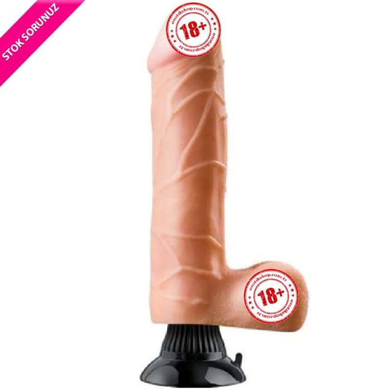  Pipedream Real Feel Deluxe No:9 24 cm Titreşimli Realistik Penis