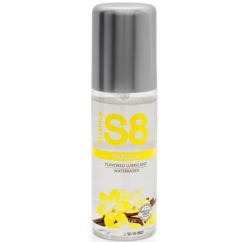 S8 Water Based  Lubricant Gel Vanilya Aromalı Kayganlaştırıcı 125 ml