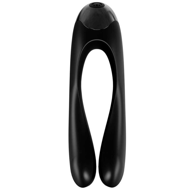 Satisfyer Candy Cane Black Finger Parmak Vibratör