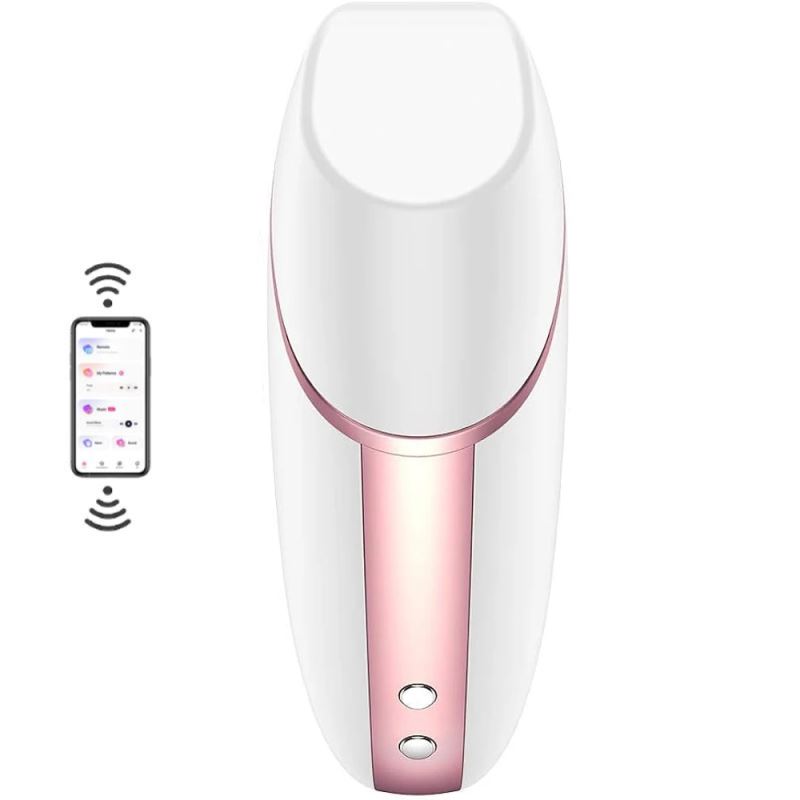 Satisfyer Love Triangle White Telefon Kontrollü Emiş Güçlü Vibratör