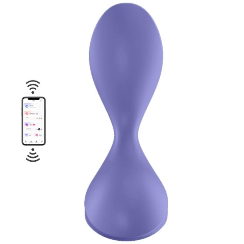 Satisfyer Sweet Seal Lilac Telefon Kontrollü Titreşimli Anal Plug