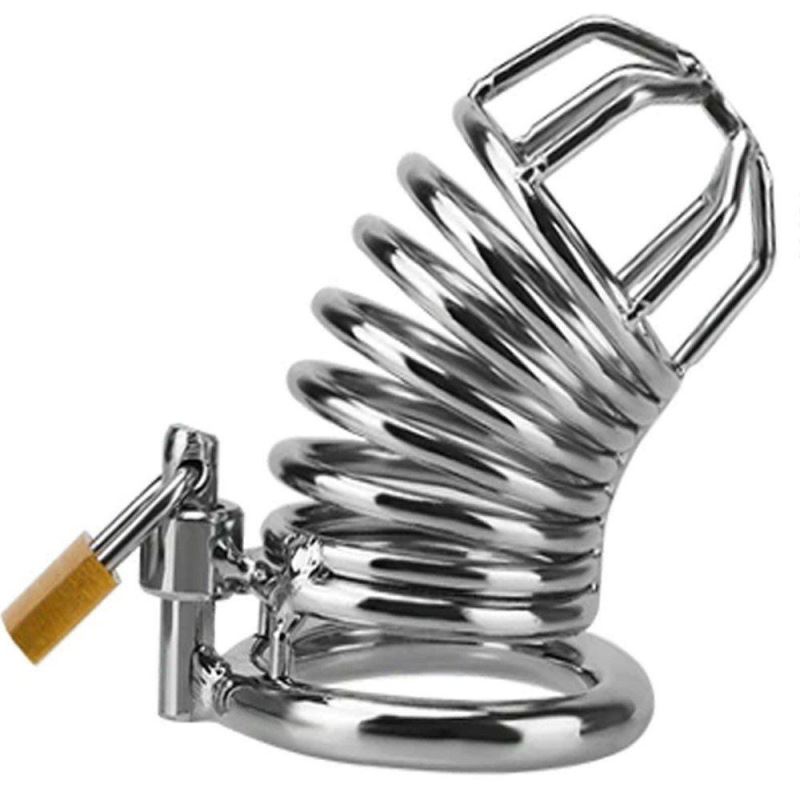 Sexual World Master Male Chastity Blueline Metal Penis Kilidi 40 mm