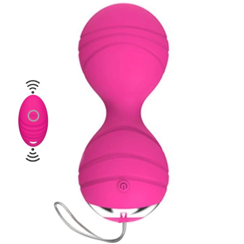 Sexual World Muine Exuis Kegel Balls Uzaktan Kumanda Kegel Vibratör-Pink