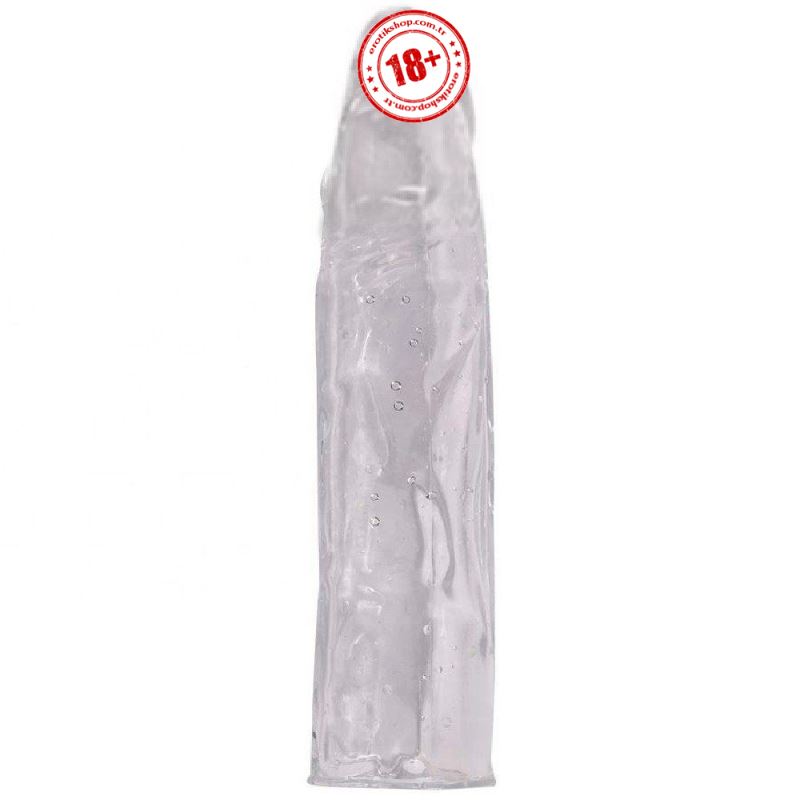 Shequ Beck Penis Sleeve Silikon Şeffaf Penis Kılıfı SQ-ML10013