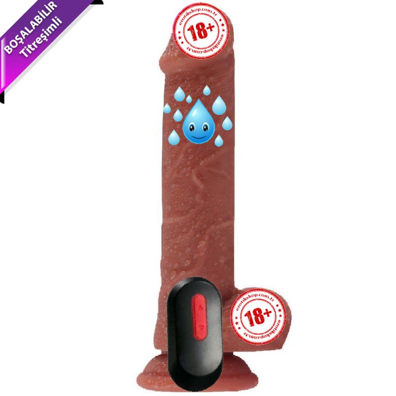 Shequ Dave Vibrating Boşalabilir Orgazm Penis SQ-WBD10142-V