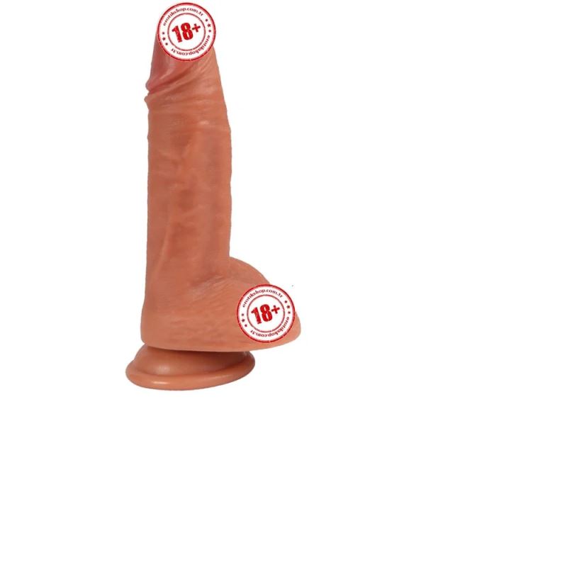Shequ Dildo Series Castiel`s 19 cm Naturel Doku Realistik Penis 