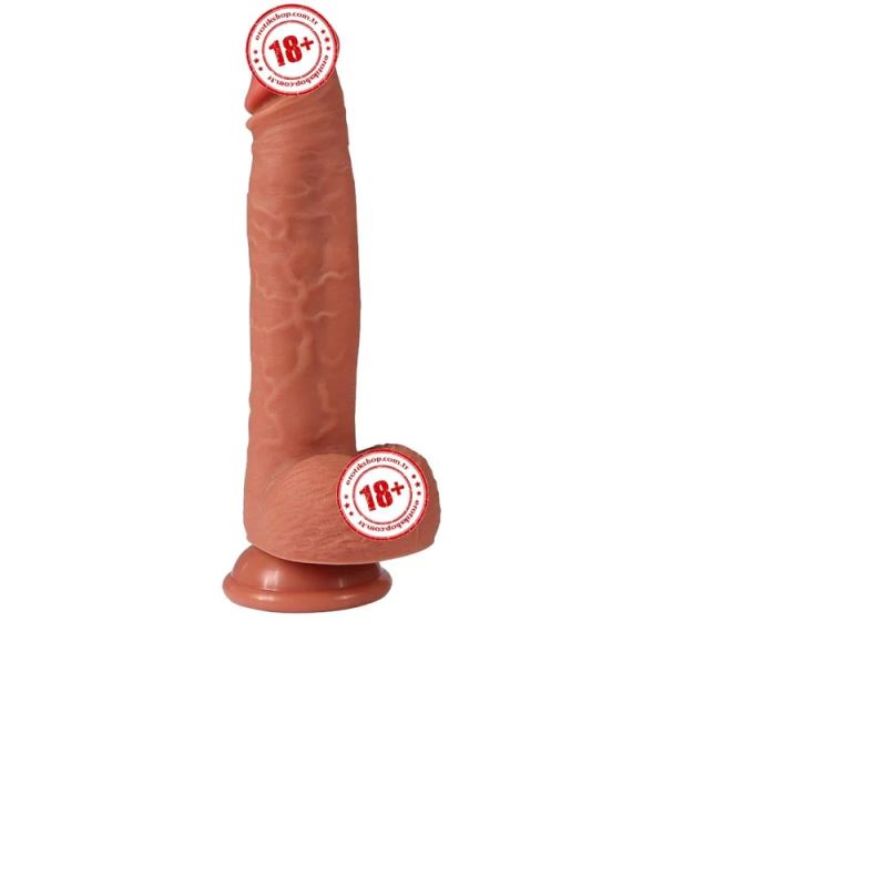 Shequ Dildo  Series Leo 23 cm Natural Doku Realistik Penis