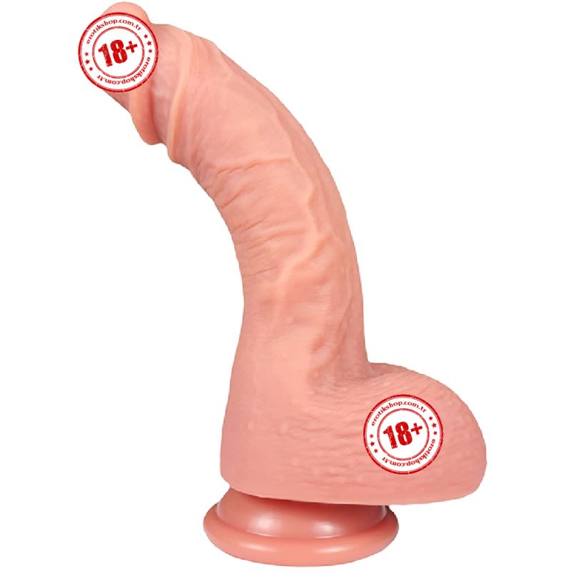 Shequ Ercules Bendable Curve 22 cm Eğik Realistik Penis SQ-WBD10006