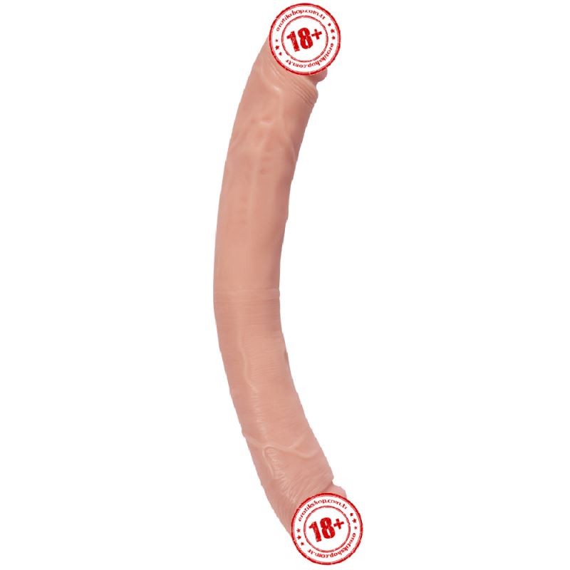 Shequ Grove 33 cm Flexible Yumuşak Doku Çift Taraflı Penis