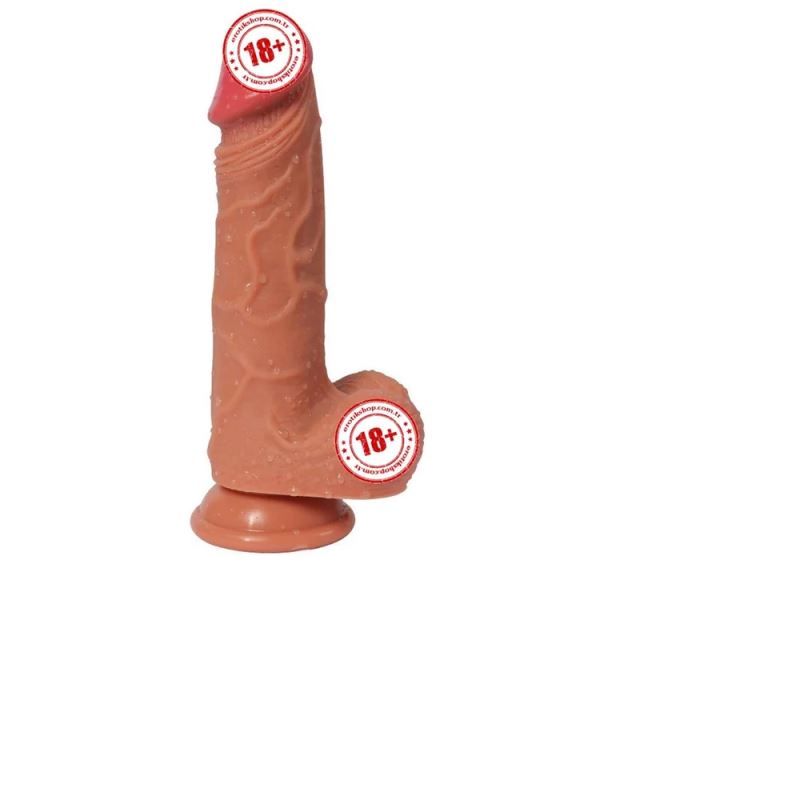 Shequ Hansen Çift Katmanlı 21 cm Realistik Penis 
