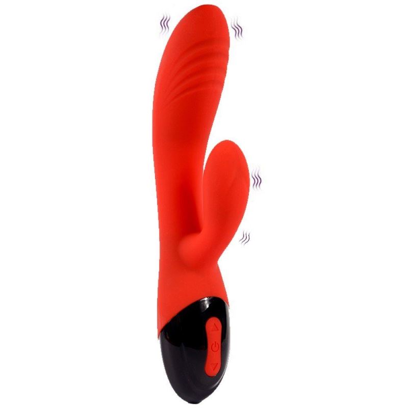 Shequ Huan Le 10 Hız Flexible G-Noktası Rabbit Vibratör