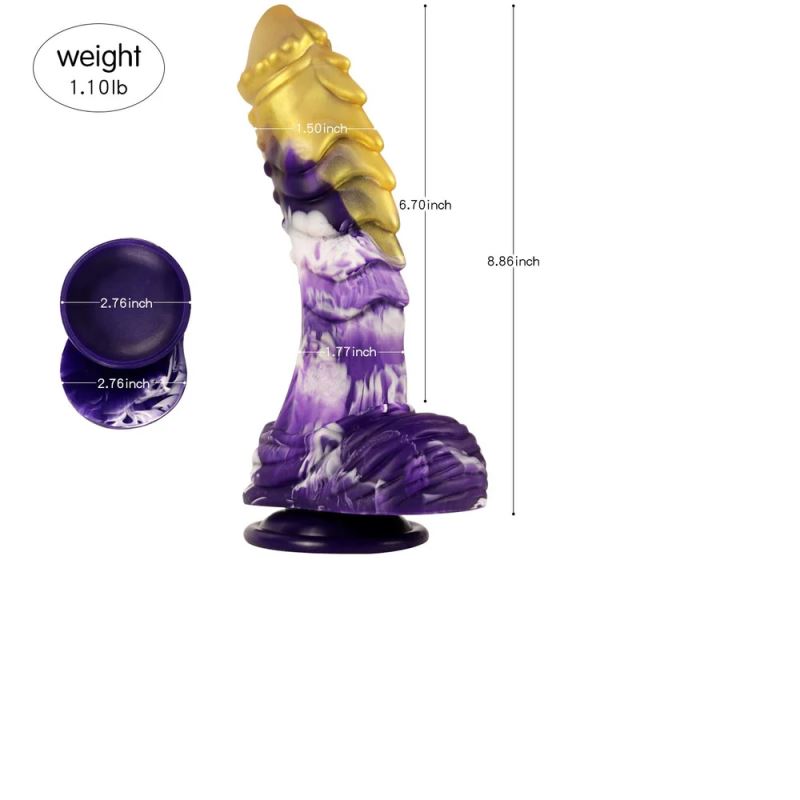 Shequ Jelly Dildo Series Monster 37 Realistik Penis 