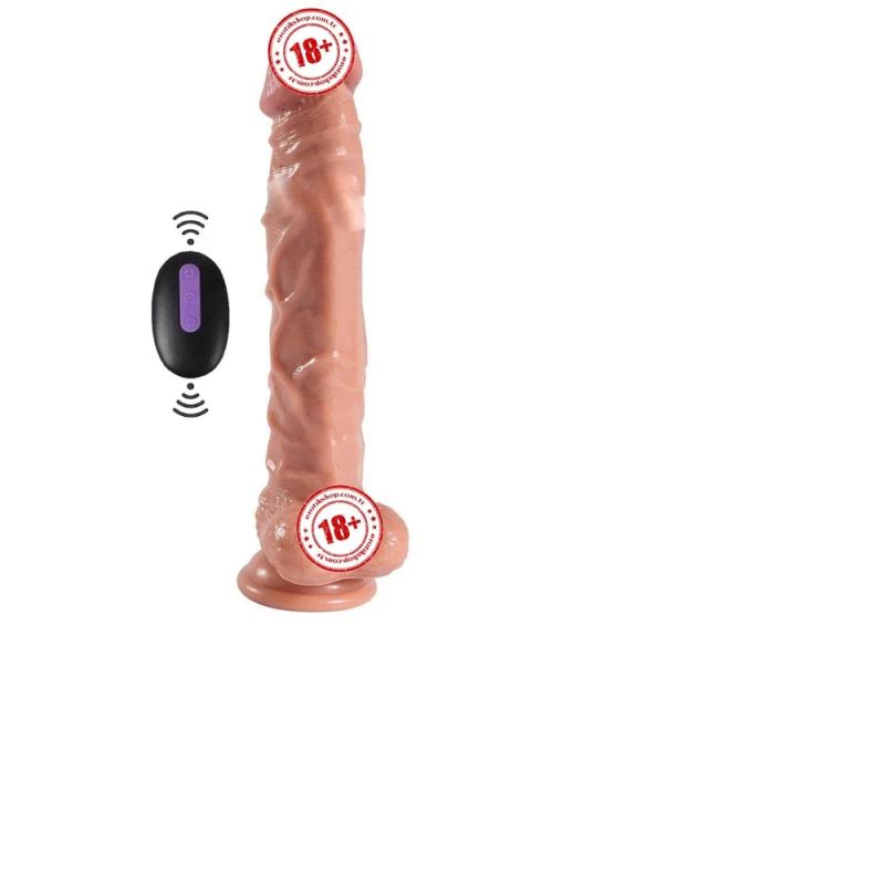 Shequ Jihad Knight 10.5`` Rotating Dildo Dönebilen Hareketli Realistik Penis 