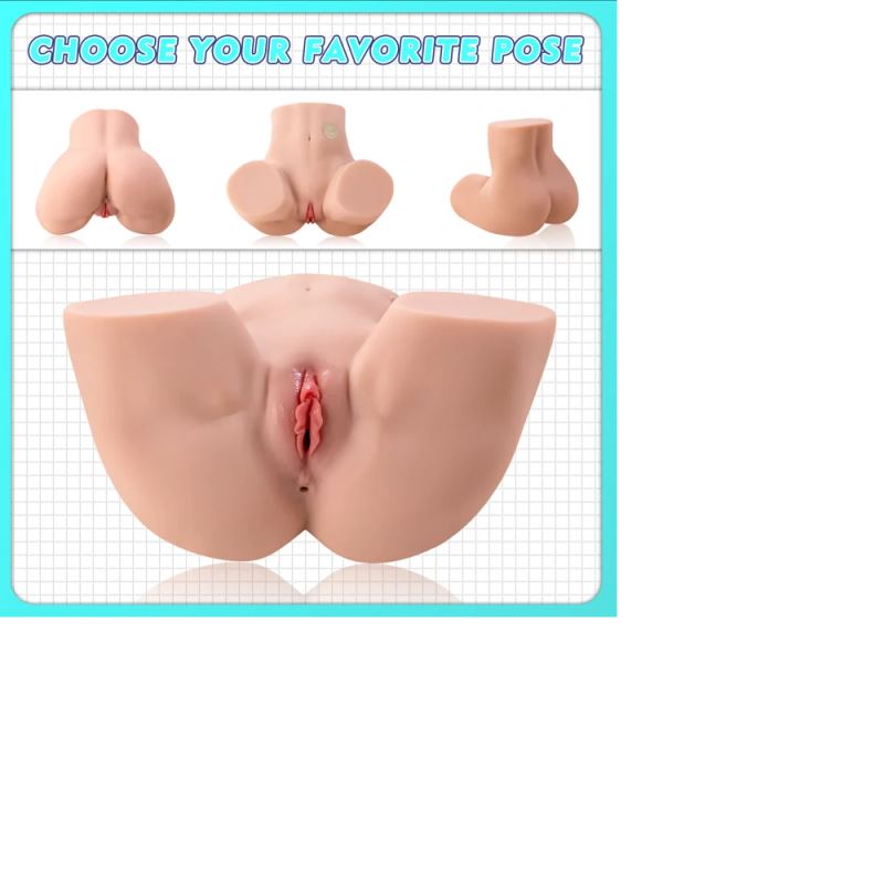 Shequ Maya Emişli ve Titreşimli Realistik Kalça Masturbator
