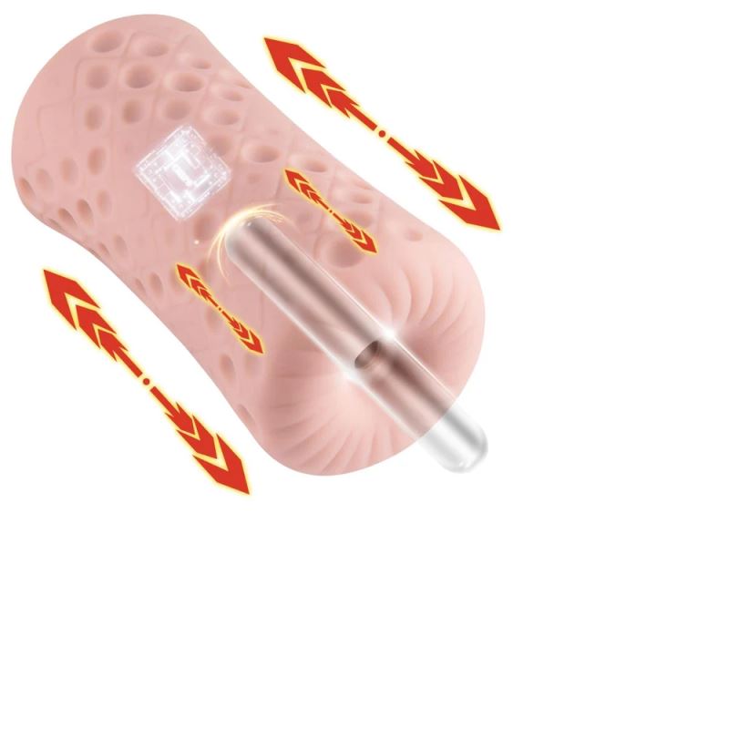 Shequ No.1 White Vajina İleri Geri Hareketli Vajina Masturbator