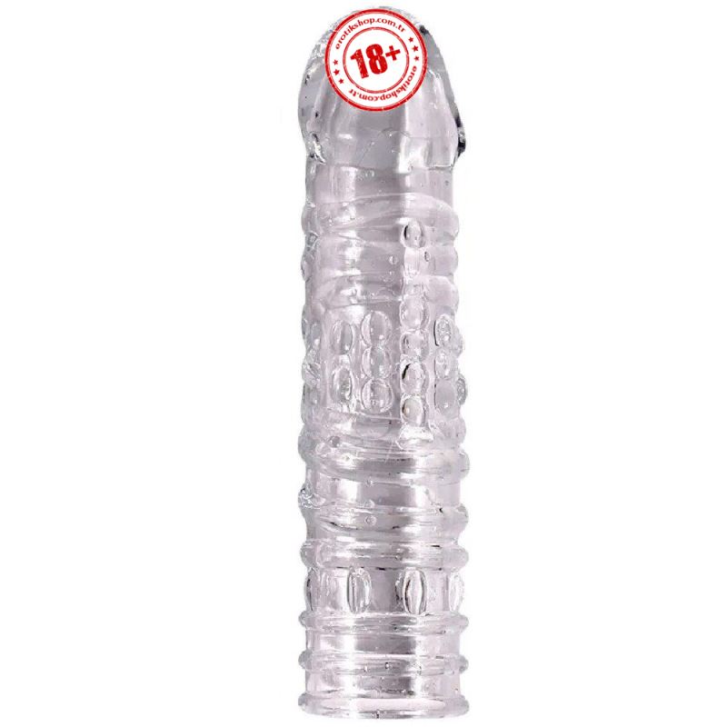 Shequ Noel Penis Sleeve Silikon Şeffaf Penis Kılıfı SQ-ML10012