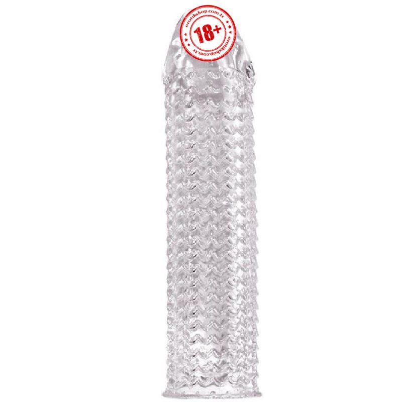 Shequ Phil Penis Sleeve Silikon Şeffaf Penis Kılıfı SQ-ML10011